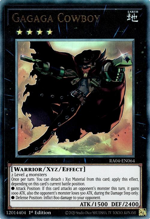 Gagaga Cowboy [RA04-EN064] Prismatic Ultimate Rare | Chromatic Games