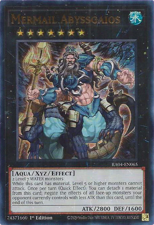 Mermail Abyssgaios [RA04-EN065] Ultra Rare | Chromatic Games