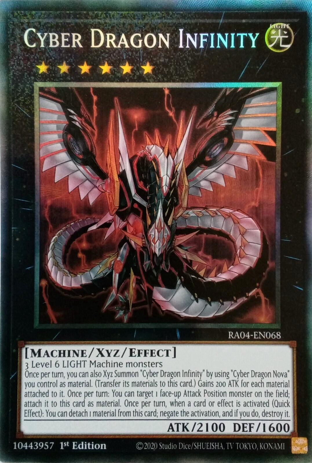 Cyber Dragon Infinity [RA04-EN068] Prismatic Collector's Rare | Chromatic Games