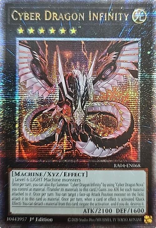 Cyber Dragon Infinity [RA04-EN068] Quarter Century Secret Rare | Chromatic Games