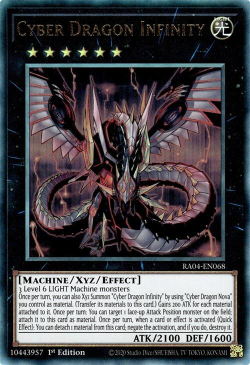 Cyber Dragon Infinity [RA04-EN068] Prismatic Ultimate Rare | Chromatic Games