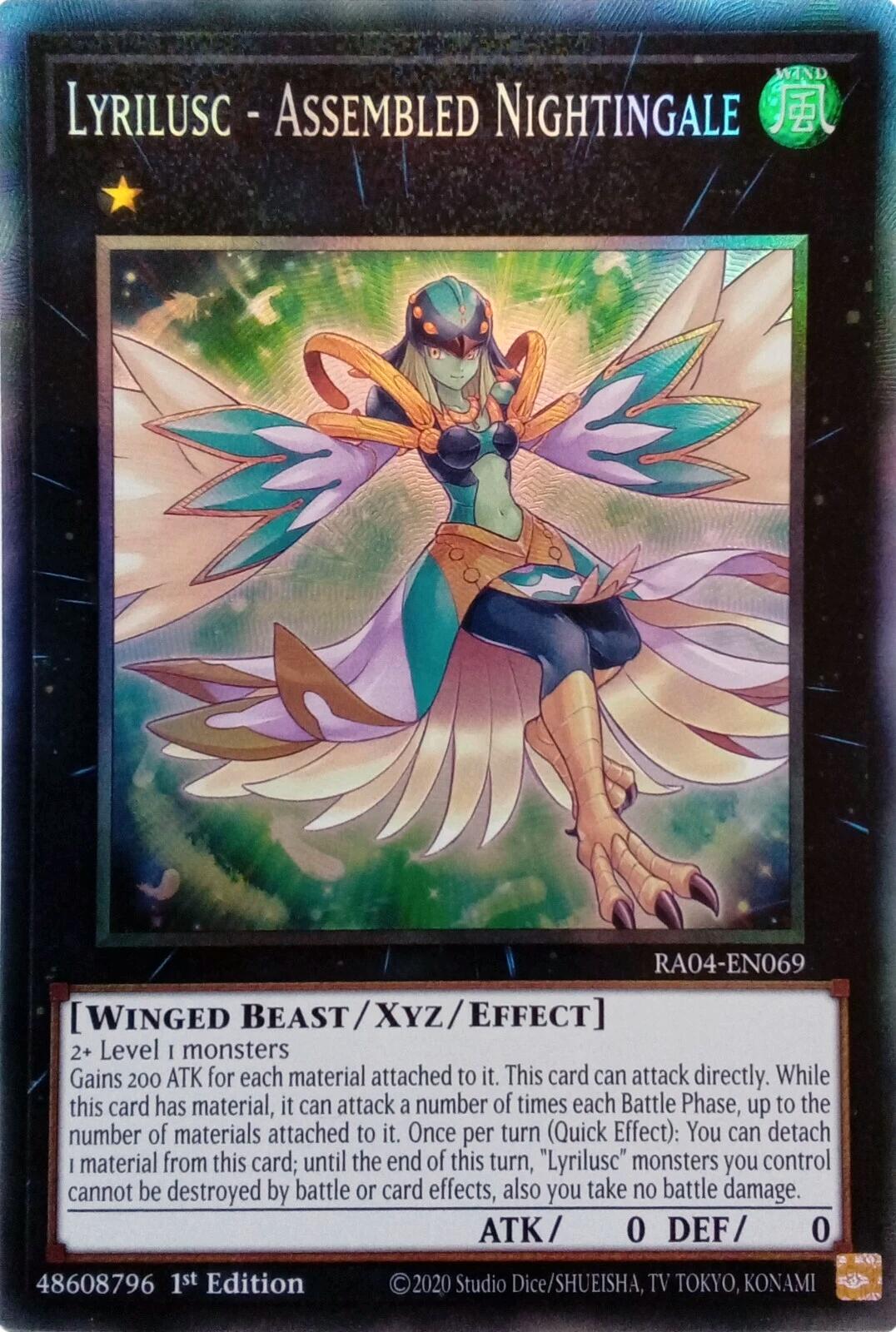 Lyrilusc - Assembled Nightingale [RA04-EN069] Prismatic Collector's Rare | Chromatic Games