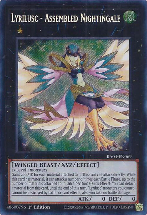 Lyrilusc - Assembled Nightingale [RA04-EN069] Secret Rare | Chromatic Games