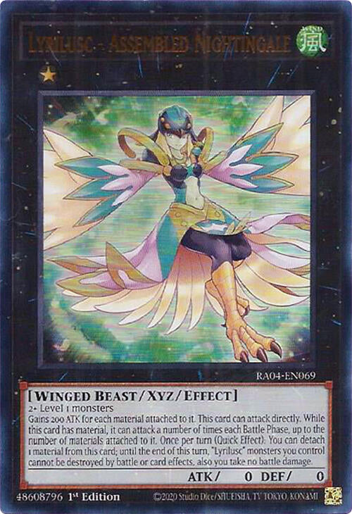 Lyrilusc - Assembled Nightingale [RA04-EN069] Ultra Rare | Chromatic Games