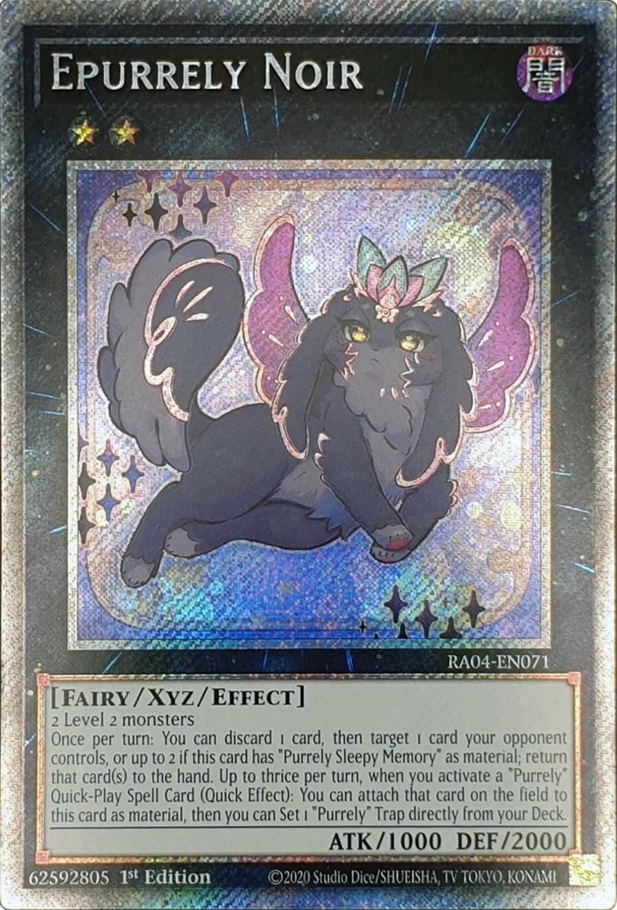 Epurrely Noir [RA04-EN071] Platinum Secret Rare | Chromatic Games