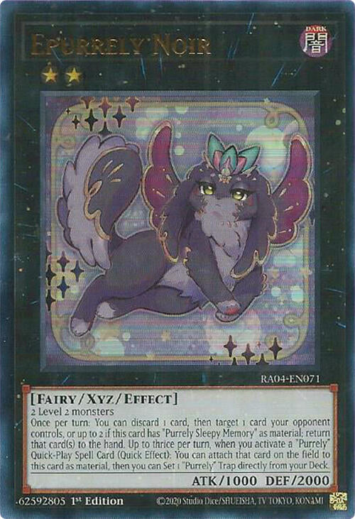 Epurrely Noir [RA04-EN071] Ultra Rare | Chromatic Games