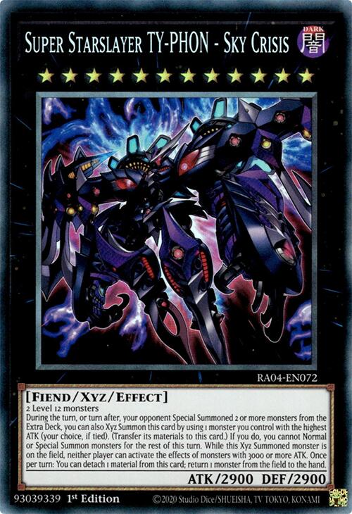 Super Starslayer TY-PHON - Sky Crisis [RA04-EN072] Prismatic Collector's Rare | Chromatic Games