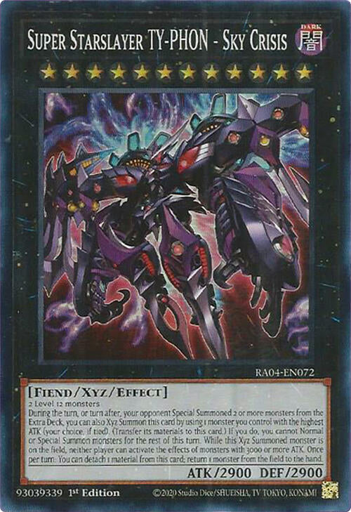 Super Starslayer TY-PHON - Sky Crisis [RA04-EN072] Super Rare | Chromatic Games