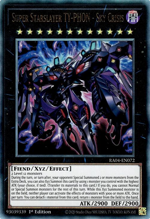 Super Starslayer TY-PHON - Sky Crisis [RA04-EN072] Prismatic Ultimate Rare | Chromatic Games