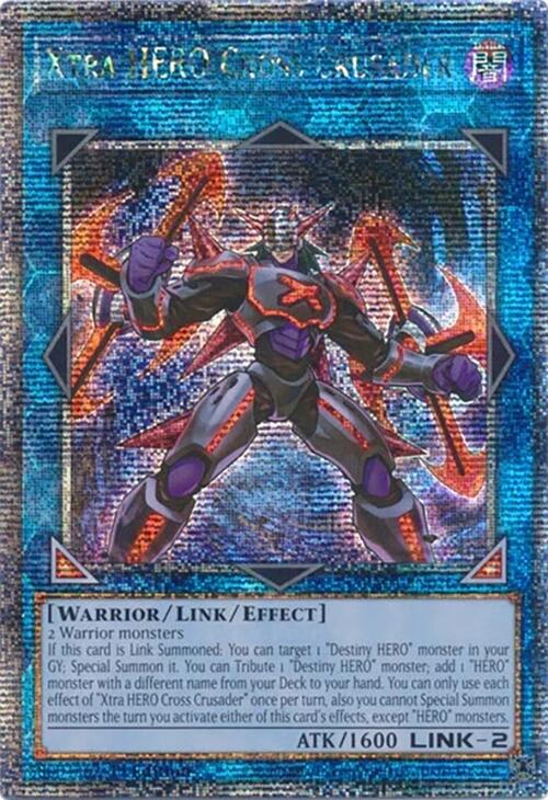 Xtra HERO Cross Crusader [RA04-EN076] Quarter Century Secret Rare | Chromatic Games