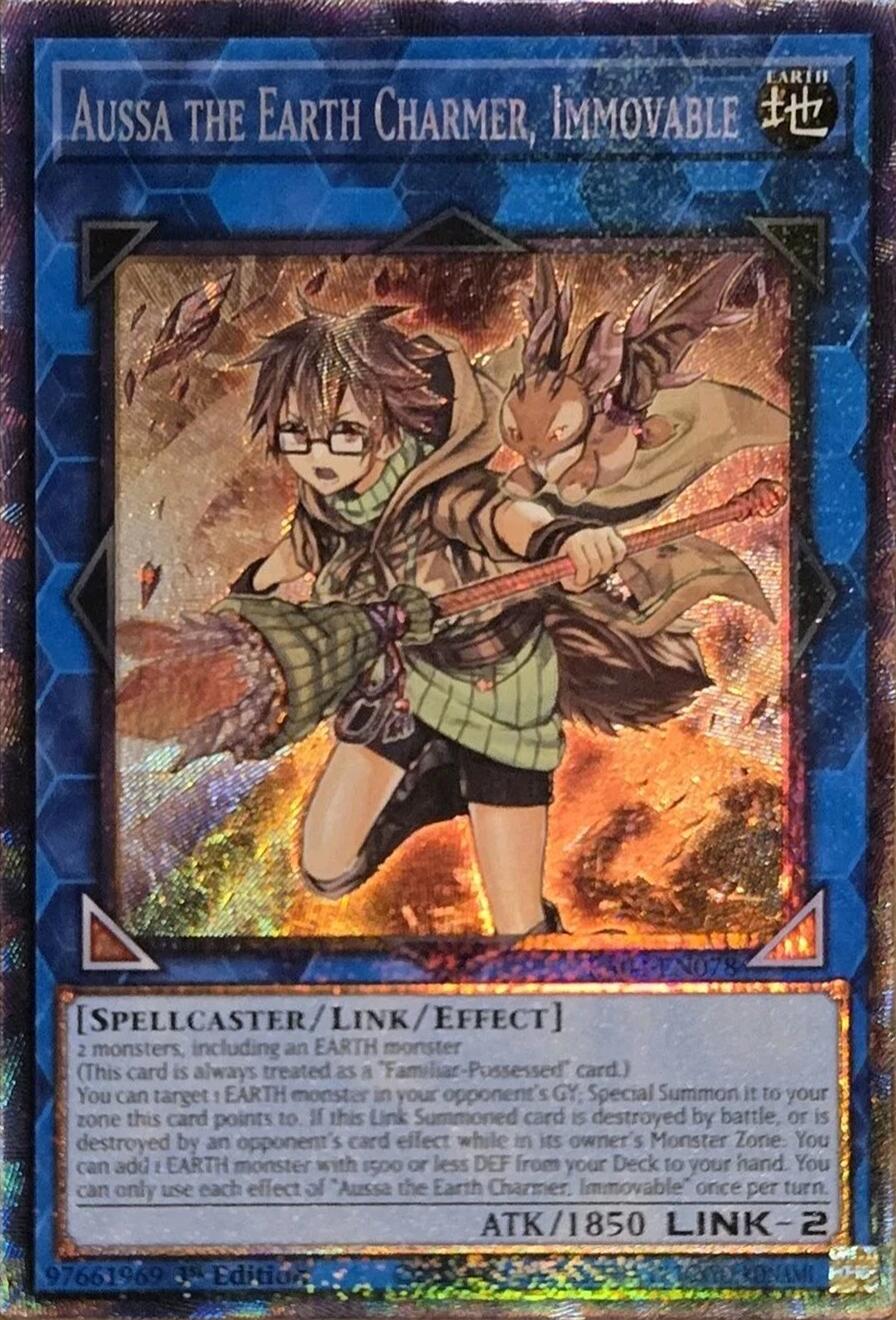 Aussa the Earth Charmer, Immovable [RA04-EN078] Prismatic Collector's Rare | Chromatic Games