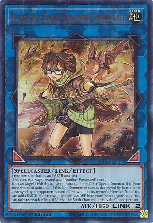 Aussa the Earth Charmer, Immovable [RA04-EN078] Ultra Rare | Chromatic Games