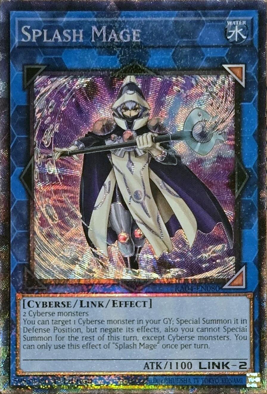 Splash Mage [RA04-EN080] Prismatic Collector's Rare | Chromatic Games