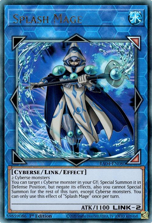 Splash Mage [RA04-EN080] Prismatic Ultimate Rare | Chromatic Games