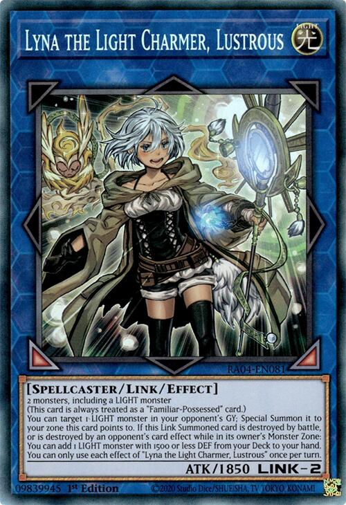Lyna the Light Charmer, Lustrous [RA04-EN081] Prismatic Collector's Rare | Chromatic Games