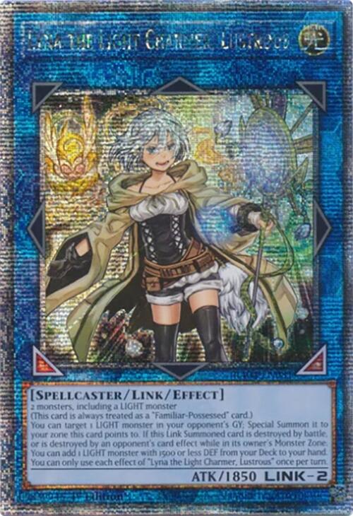 Lyna the Light Charmer, Lustrous [RA04-EN081] Quarter Century Secret Rare | Chromatic Games