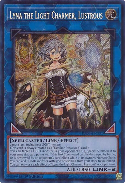 Lyna the Light Charmer, Lustrous [RA04-EN081] Secret Rare | Chromatic Games