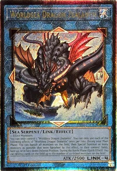 Worldsea Dragon Zealantis [RA04-EN082] Prismatic Ultimate Rare | Chromatic Games