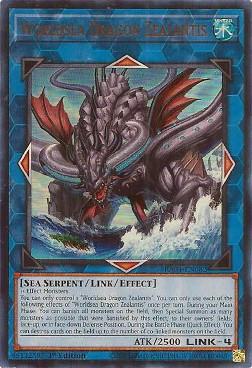Worldsea Dragon Zealantis [RA04-EN082] Ultra Rare | Chromatic Games