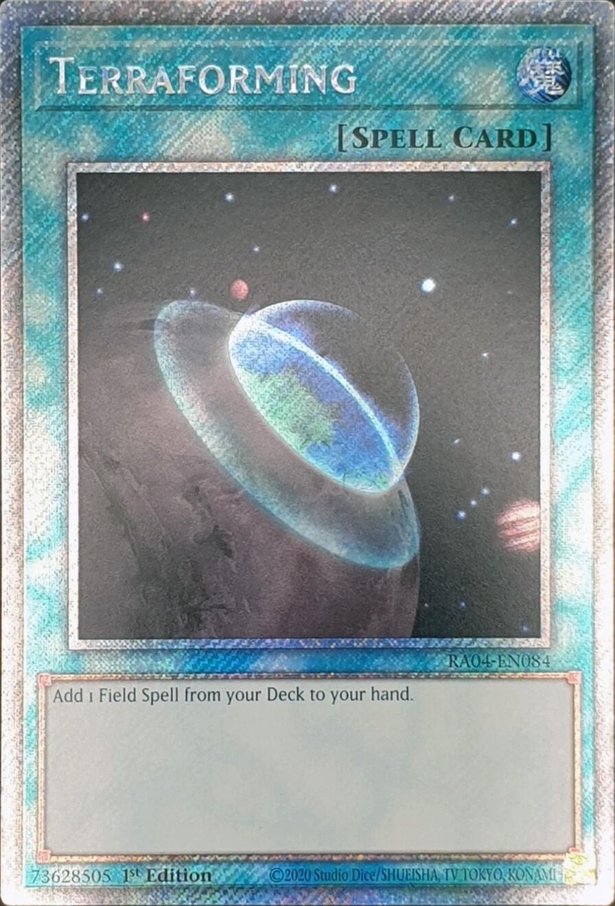 Terraforming [RA04-EN084] Platinum Secret Rare | Chromatic Games