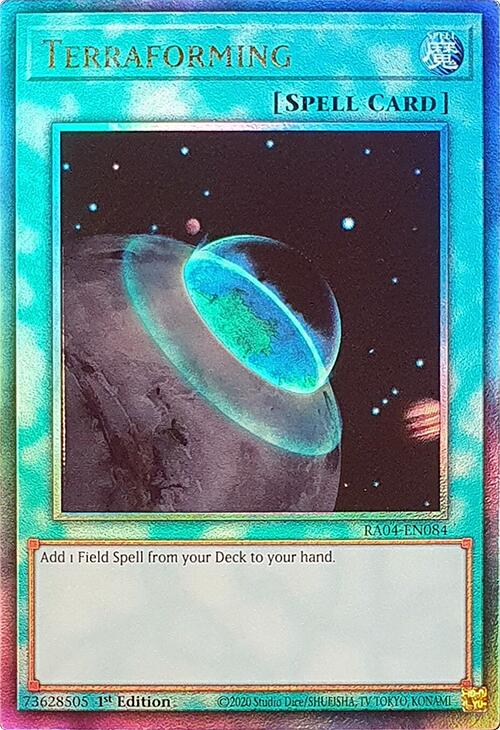 Terraforming [RA04-EN084] Prismatic Ultimate Rare | Chromatic Games