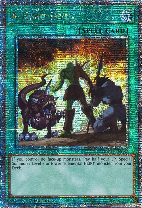 A Hero Lives [RA04-EN087] Quarter Century Secret Rare | Chromatic Games