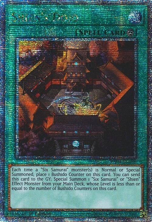 Shien's Dojo [RA04-EN088] Quarter Century Secret Rare | Chromatic Games