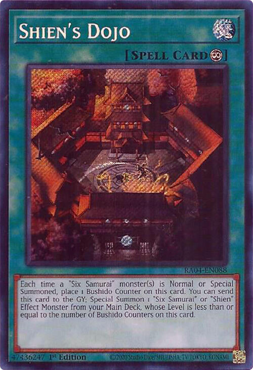 Shien's Dojo [RA04-EN088] Secret Rare | Chromatic Games