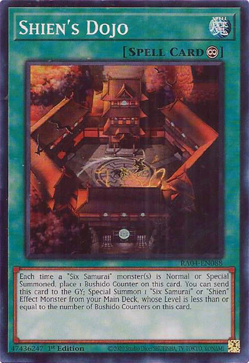 Shien's Dojo [RA04-EN088] Super Rare | Chromatic Games