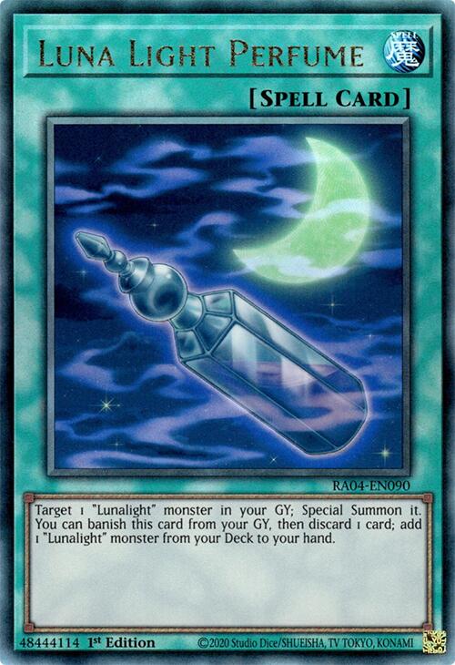 Luna Light Perfume [RA04-EN090] Prismatic Ultimate Rare | Chromatic Games