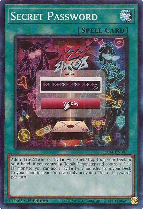 Secret Password [RA04-EN095] Super Rare | Chromatic Games