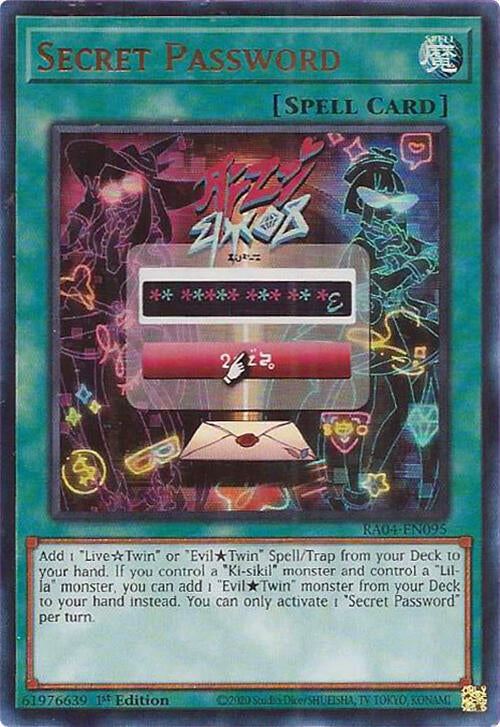 Secret Password [RA04-EN095] Ultra Rare | Chromatic Games