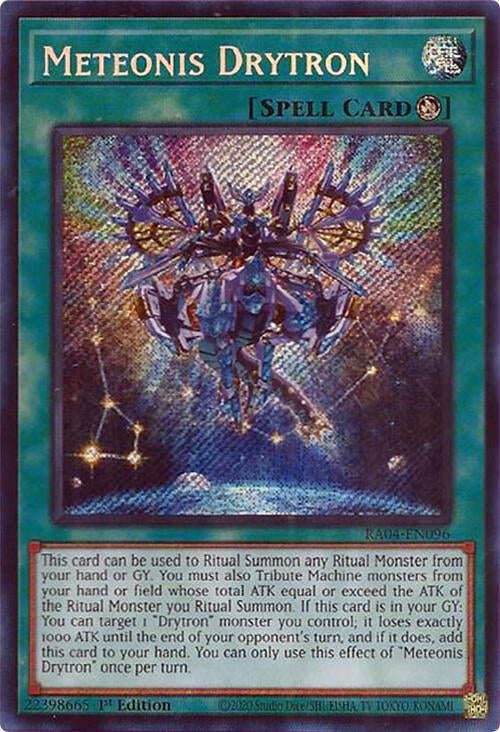 Meteonis Drytron [RA04-EN096] Secret Rare | Chromatic Games