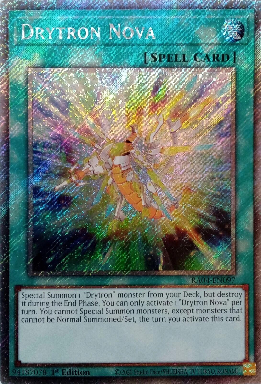 Drytron Nova [RA04-EN097] Platinum Secret Rare | Chromatic Games