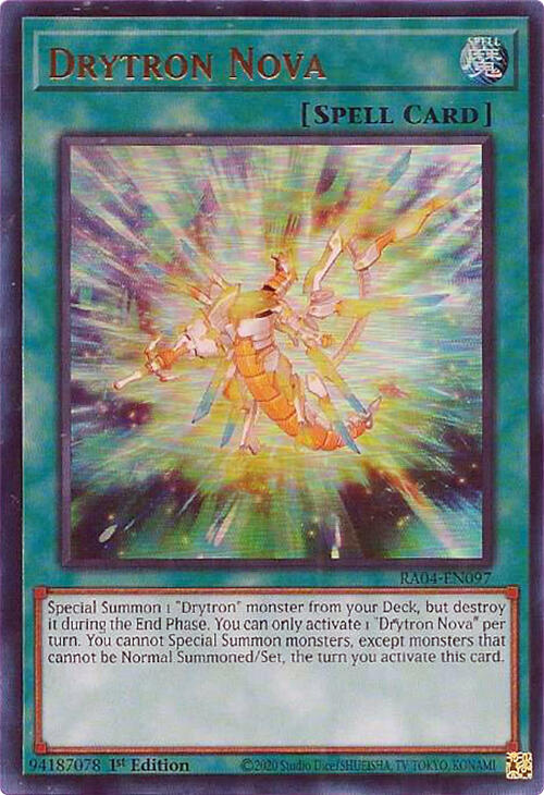 Drytron Nova [RA04-EN097] Ultra Rare | Chromatic Games