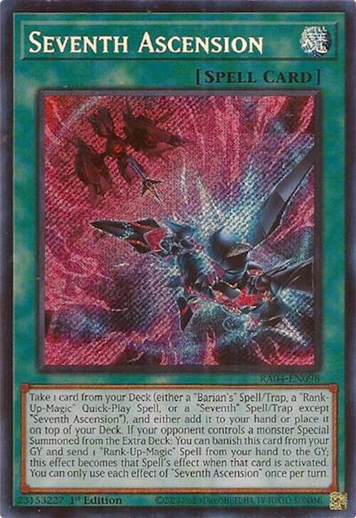 Seventh Ascension [RA04-EN098] Secret Rare | Chromatic Games