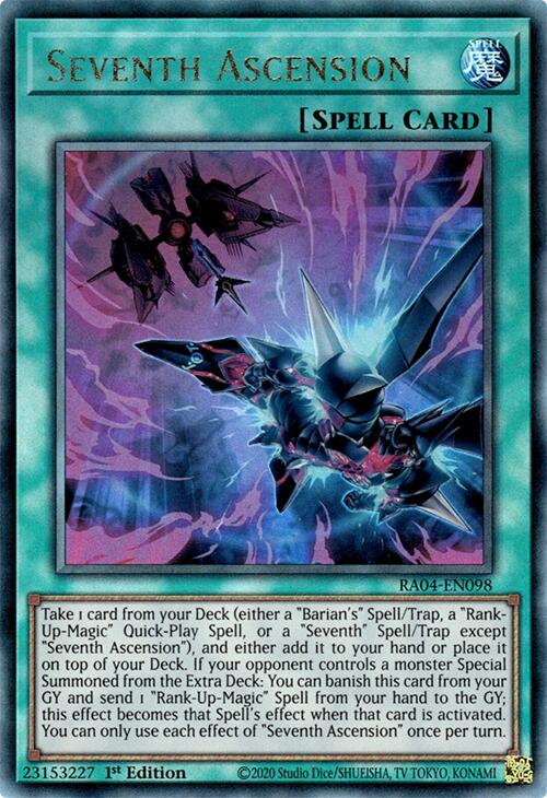Seventh Ascension [RA04-EN098] Prismatic Ultimate Rare | Chromatic Games