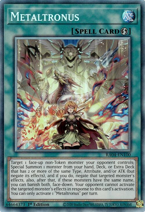 Metaltronus [RA04-EN100] Prismatic Collector's Rare | Chromatic Games