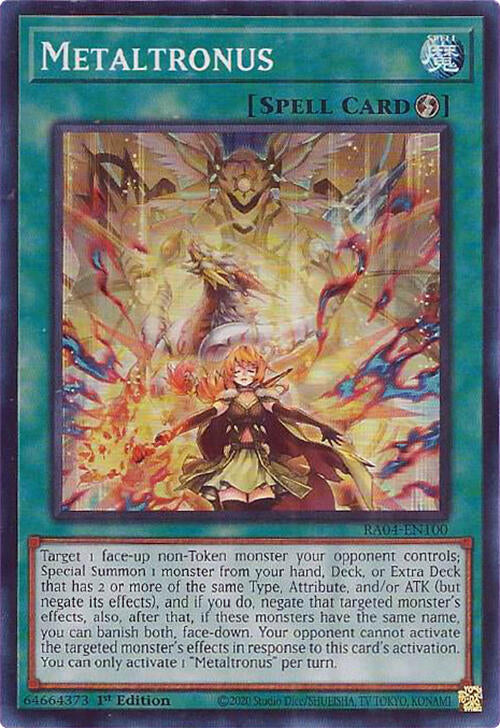 Metaltronus [RA04-EN100] Super Rare | Chromatic Games
