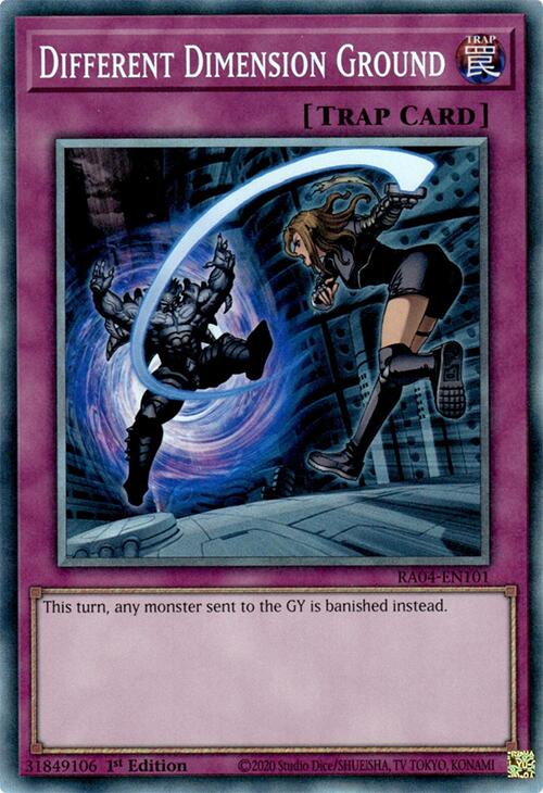 Different Dimension Ground [RA04-EN101] Prismatic Collector's Rare | Chromatic Games