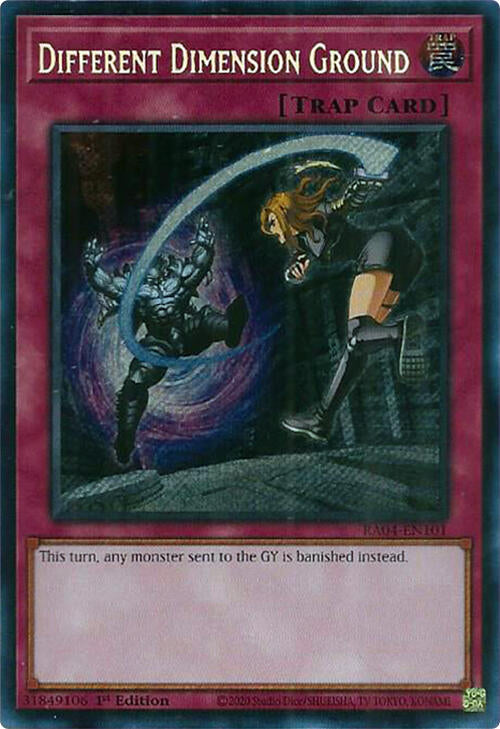 Different Dimension Ground [RA04-EN101] Secret Rare | Chromatic Games