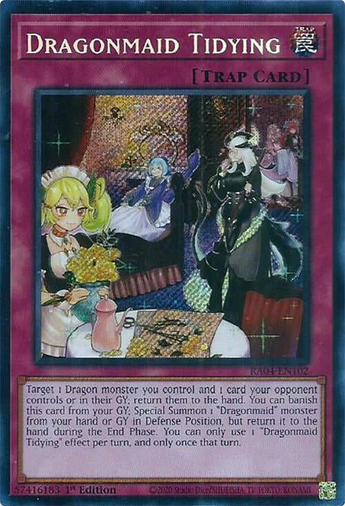 Dragonmaid Tidying [RA04-EN102] Secret Rare | Chromatic Games