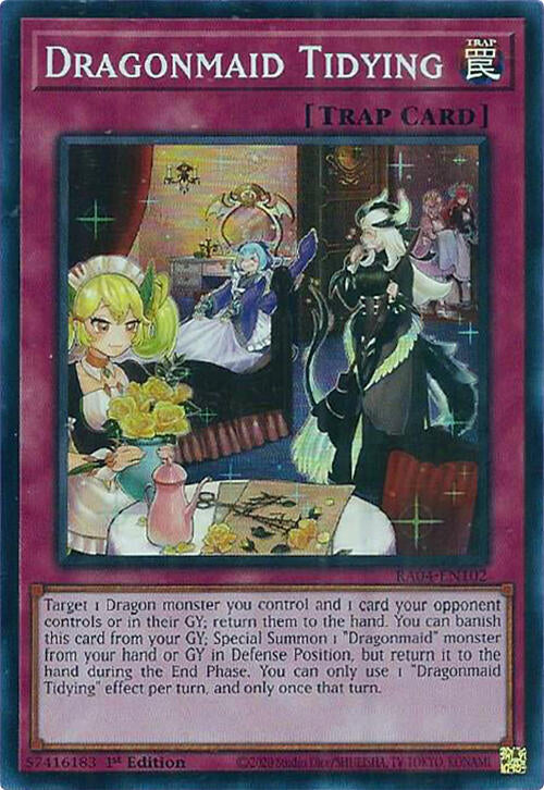 Dragonmaid Tidying [RA04-EN102] Super Rare | Chromatic Games