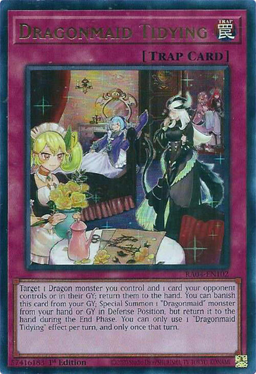 Dragonmaid Tidying [RA04-EN102] Ultra Rare | Chromatic Games
