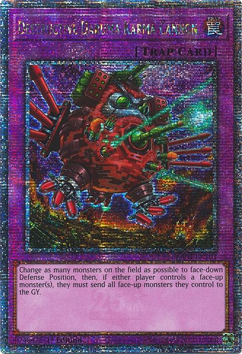Destructive Daruma Karma Cannon [RA04-EN103] Quarter Century Secret Rare | Chromatic Games