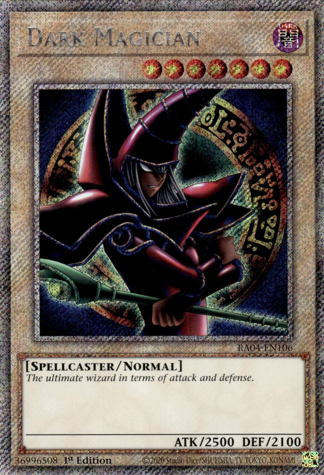 Dark Magician (Arkana) [RA04-EN106] Platinum Secret Rare | Chromatic Games