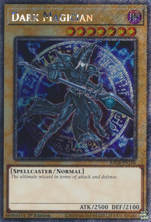 Dark Magician (7th Art) [RA04-EN106] Platinum Secret Rare | Chromatic Games