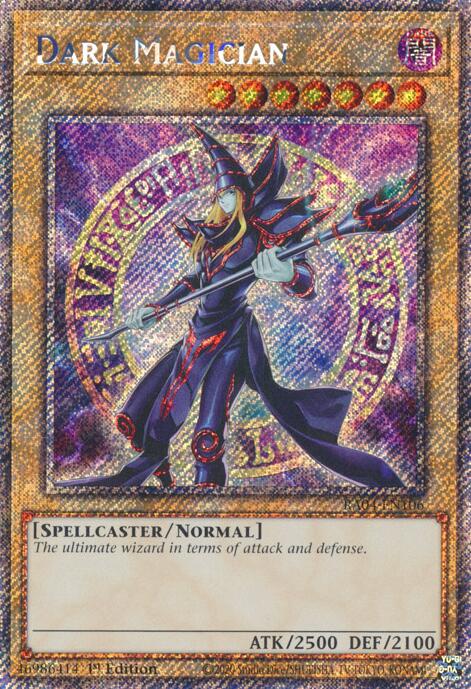 Dark Magician (8th Art) [RA04-EN106] Platinum Secret Rare | Chromatic Games