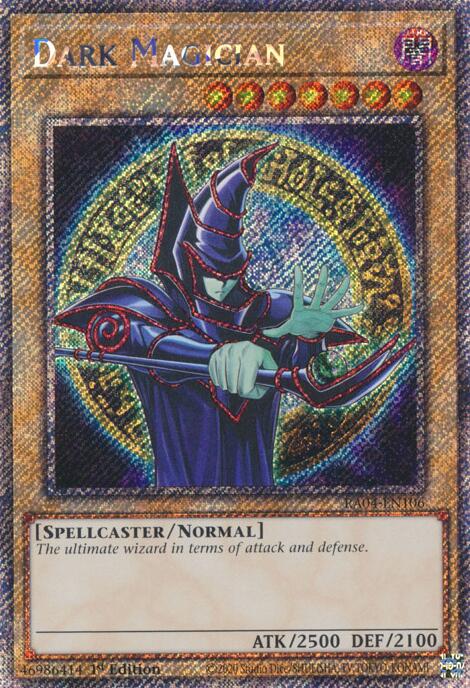 Dark Magician (9th Art) [RA04-EN106] Platinum Secret Rare | Chromatic Games