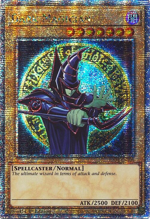 Dark Magician (9th Art) [RA04-EN106] Quarter Century Secret Rare | Chromatic Games